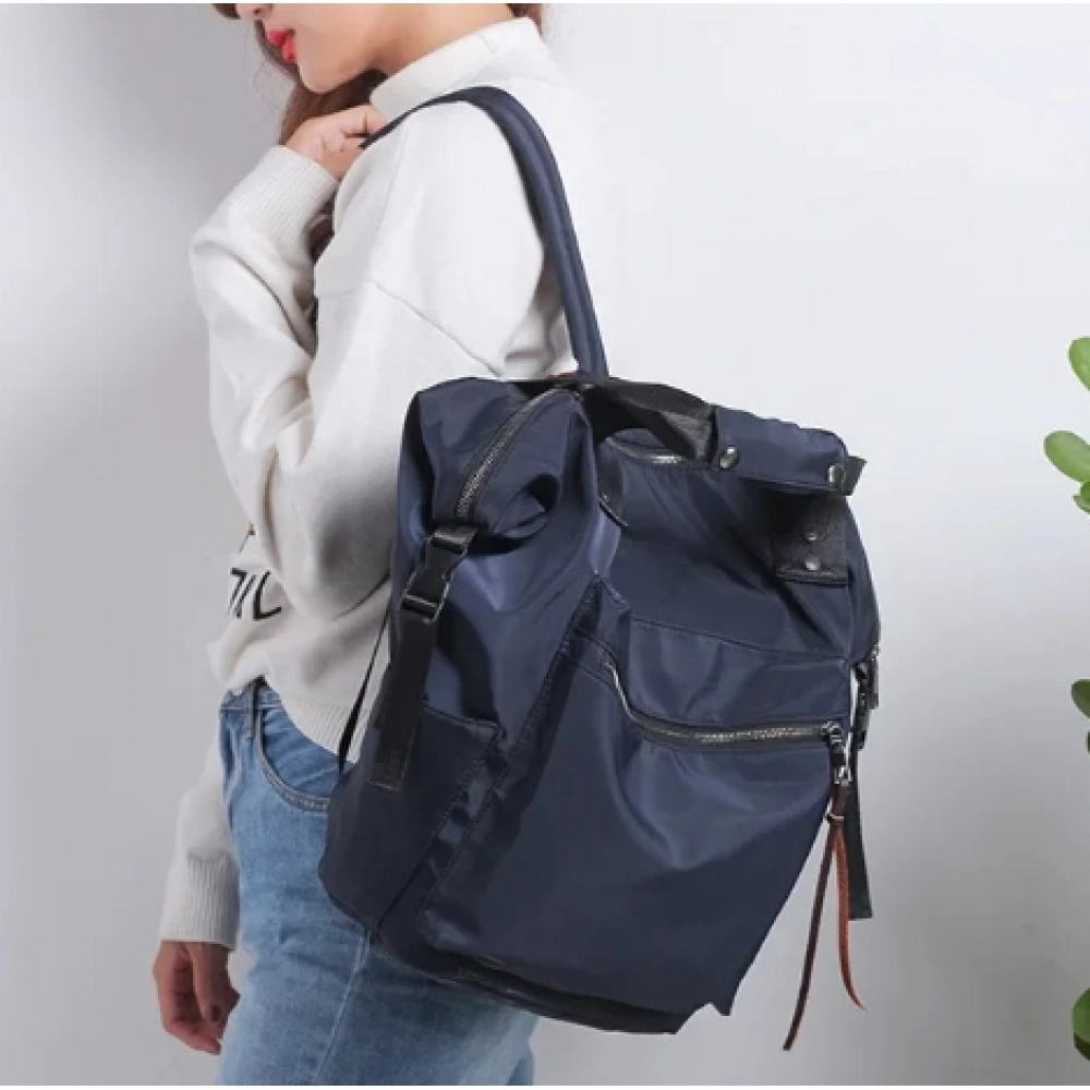 Casual bag Stylish casual nylon waterproof large capacity travel backpack for women Mainland China Cell Phone Pocket