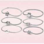 925 sterling Silver Bracelet Sparkling Mouse Heart Bracelet Stitch Fit original Bracelet silver charm bead women jewelry